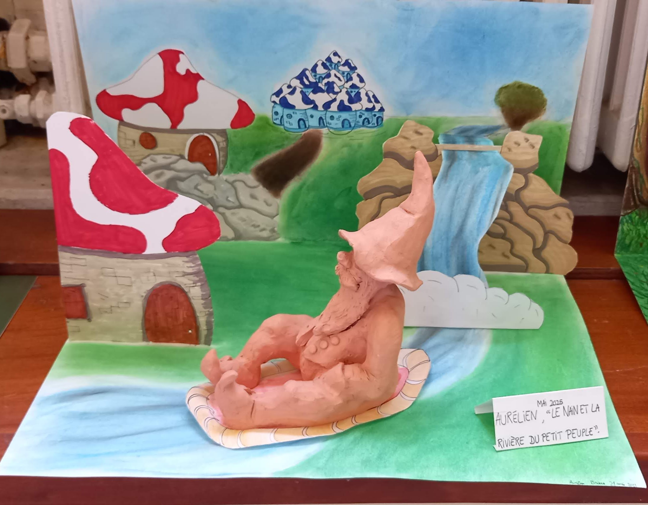Projet collectif entre les cours de modelage et dessin ados